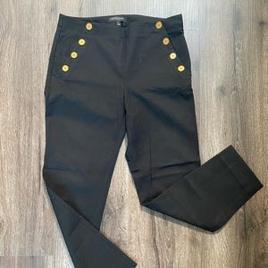 Banana Republic Black Sloane Ankle Pants size 8